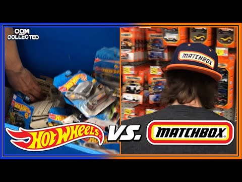 HOT WHEELS vs. MATCHBOX! Let's PEG HUNT then RACE!