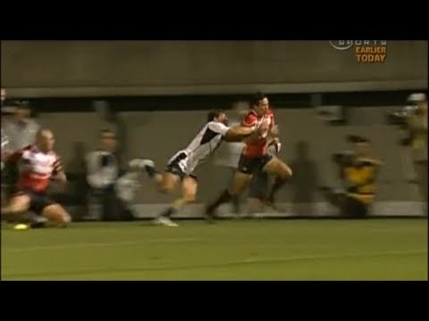 Blaine Scully try saving tackle