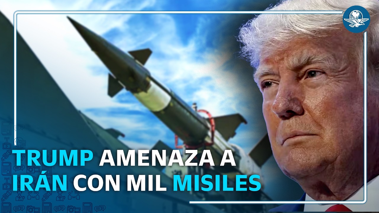 Trump tiene listos mil misiles si Irán cumple amenazas, asegura