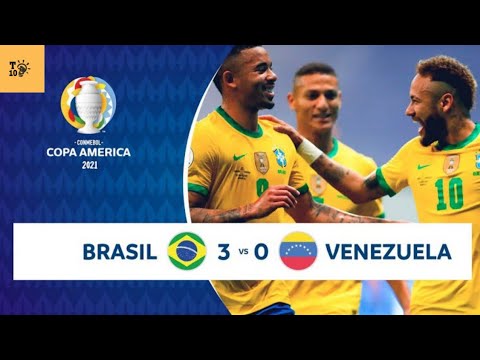 Brazil vs Venezuela " All goals "