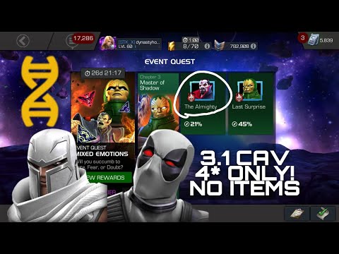 4 Star Cavalier Challenge 3.1 Mixed Emotions Mutant - Deadpool X-Force and White Magneto Clutch?