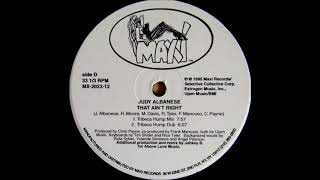 Judy Albanese - That Ain't Right (Tribeca Hump Mix)
