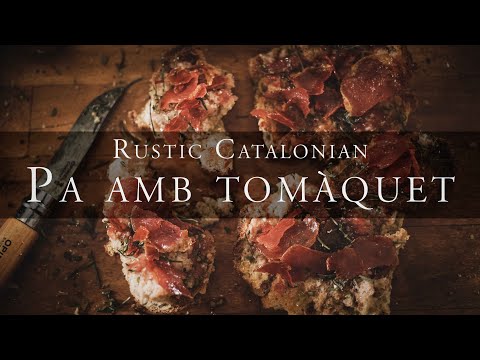 PA AMB TOMÀQUET (Pan Con Tomate) The Catalan recipe