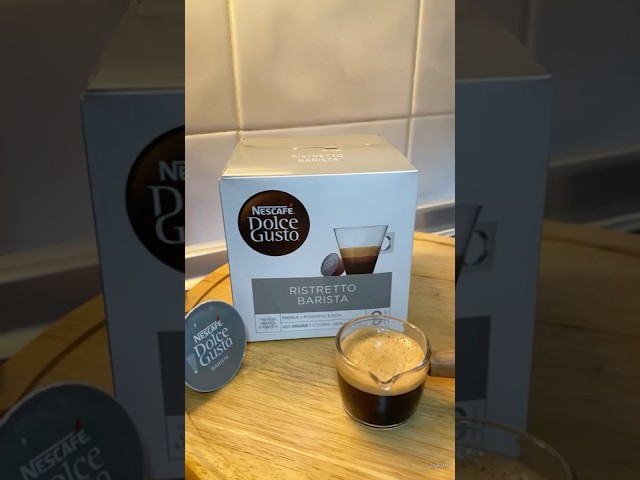Vídeo relacionado con NESCAFÉ Dolce Gusto Ristretto Barista - Cápsulas de Café, 48 Cápsulas (3 x 16) - Espresso fuerte - Intensidad 9 - Café de tueste intenso - Originales para cafeteras Dolce Gusto