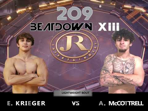 ETHAN KRIEGER VS ANTHONY McCOTTRELL - JANUARY 08, 2022