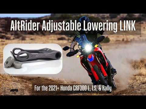 Features of the AltRider Honda CRF300 Adjustable Lowering Link: