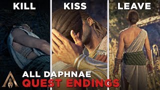 All Daphnae Quest Ending (Kill/Kiss/Leave) - Assassin's Creed Odyssey