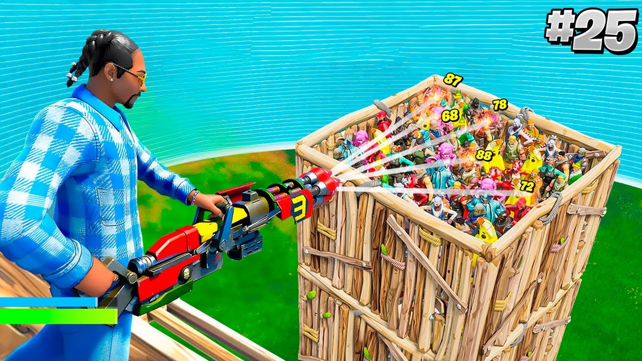25 MITOS SECRETOS da Minigun do EMINEM no Fortnite