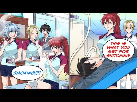 Saw the girl's volleyball team smoking, but then… [Manga Dub]