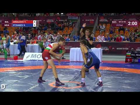1/8 GR - 52 kg: Y. ARNAUDOV (BUL) v. S. STOIANOV (MDA)
