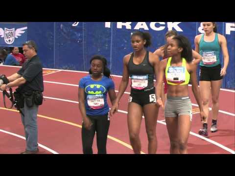 Girls 60m Hurdles Semi Heat 2 - New Balance Nationals Indoor 2014