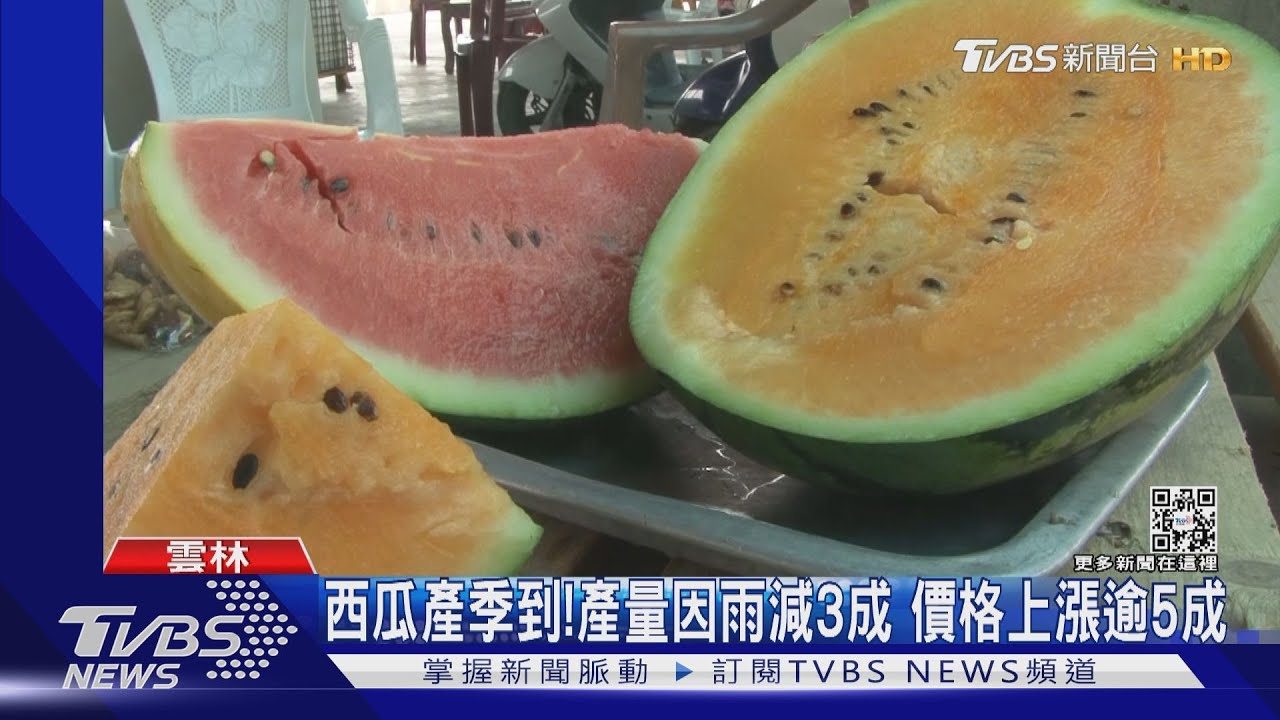 想當吃瓜群眾也變貴囉!西瓜產量減 價格漲逾5成