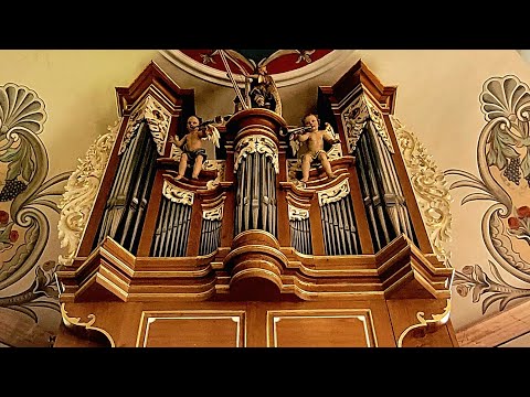 Choralimprovisation: "Nun danket alle Gott" Historische Schöler-Orgel in Kettenbach(Rheingau-Taunus)