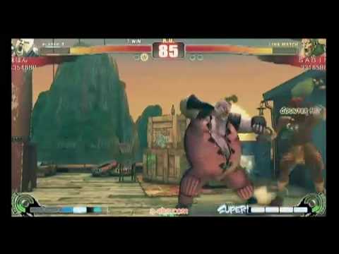 SF4:Ajipon (Ru) vs Sabin (Dh) - a-cho Casual Matches - 19-09-2009