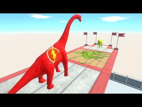 Free Fall Into the Snakes - 🦖Animal Revolt Battle Simulator🦕