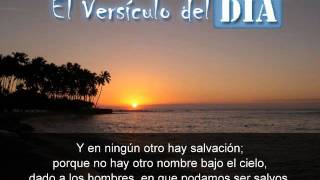 Miniatura del video: El versiculo del dia .com - Hechos 4 v12
