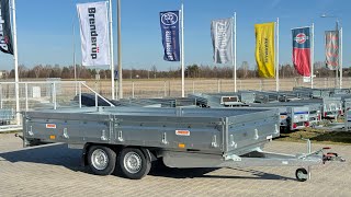 New Neptun GN242 Nordica N20-420 2 kps flatbed trailer | Image 4 - Autoline