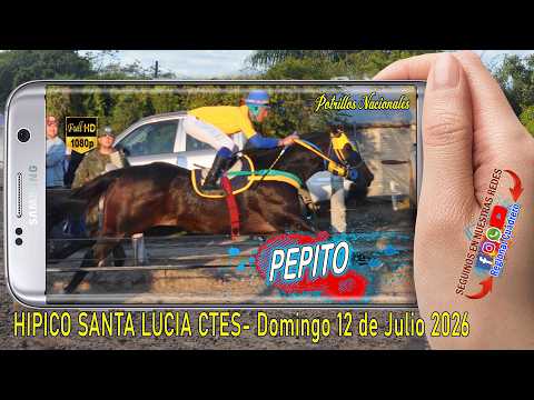 PEPITO-Potrillos Nacionales- Hipico Santa Lucia Ctes- Domingo 12 de Julio 2026