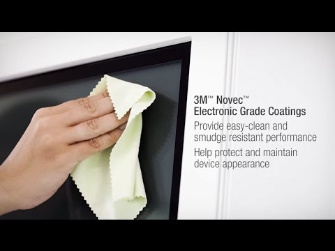 Easy to Clean Surfaces with Novec Electronic Grade Coatings