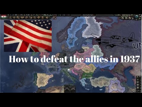 How to defeat the allies in 1937|Hoi4 #1