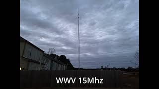 WWV Strong Clear Signal - No Loop Radio ASMR