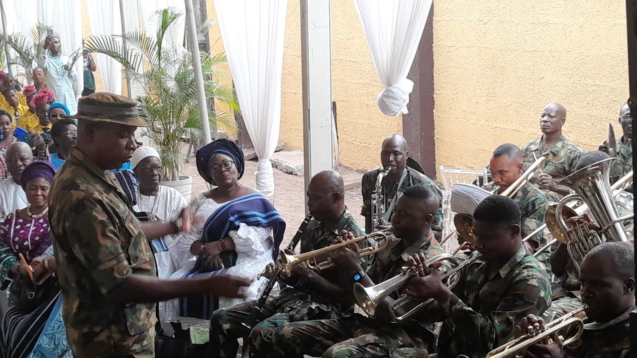 The Nigerian Army Band collaborates with celestial choir Owu Kingdom to float service of songs for Major General EB Opaleye