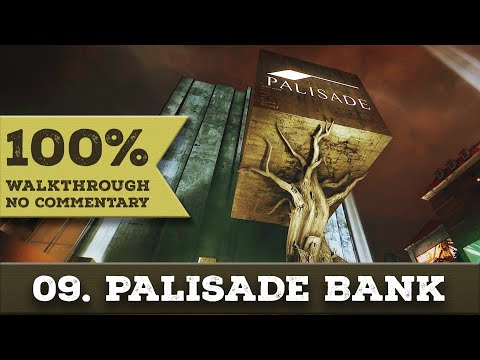 Deus Ex: Mankind Divided Walkthrough (Pacifist,All Collectibles) part 9 PALISADE PROPERTY BANK