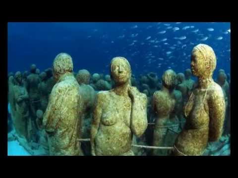 Подводный музей скульптур в Канкуне. Мек