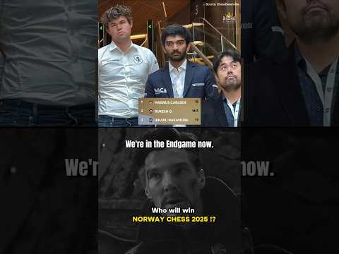 Who will win Norway Chess 2025 - Gukesh, Magnus or Hikaru !?😍🔥#chess #gukesh #magnuscarlsen #shorts