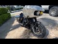 Road Glide with new mods - Cali Raised Motor LP6 kit & Nasty Hog Cycles Chopped Rebel Bags / Fender