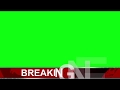 Breaking News Green Screen