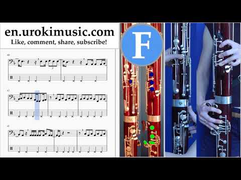 Bassoon lessons Carlos Vives, Sebastian Yatra - Robarte un Beso Sheet Music Tutorial Part#2 um-i352