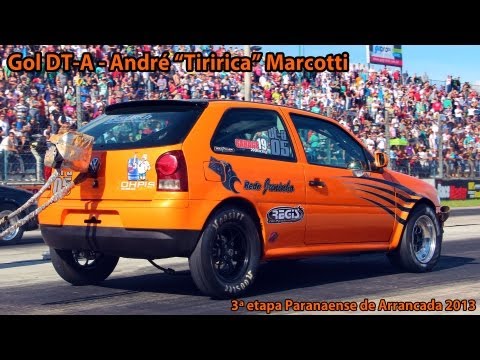 Gol turbo DT-A - André Tiririca Marcotti - 3ª etapa Paranaense de Arrancada 2013