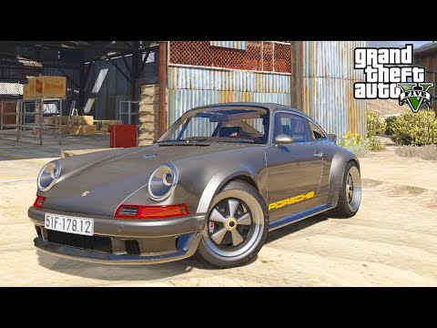 MOBIL BALAP PORSHE 911 SINGER KENCANG BANGET NGEBUT MANTAP - GTA V MOD INDONESIA EPISODE SPESIAL
