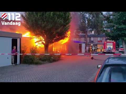 Man aangehouden na flinke brand in Den Bosch