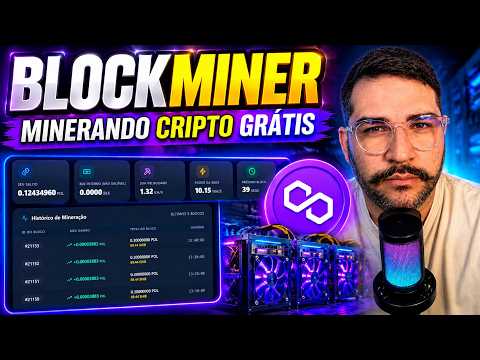 MINERANDO POLYGON GRÁTIS COM TUTORIAL COMPLETO | BLOCKMINER
