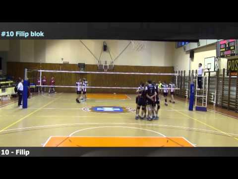 Michal FILIP - block (Highlights Mloda Liga)