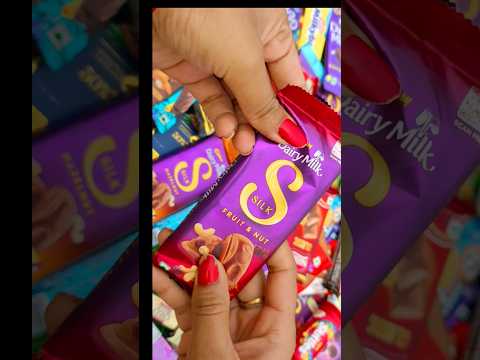 Cadbury dairy milk silk 🍫🍫 fruit & nut  #chocolate #unboxing #satisfying