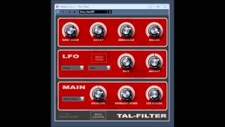 Video thumbnail for TAL  Filter by Togu Audio Line by UPROAR 24