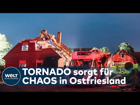 CHAOS IN GROSSHEIDE: 50 Häuser sind beschädigt - Großeinsatz für Feuerwehrleute I WELT News