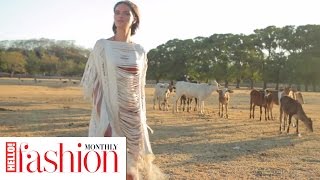 Behind the scenes of #HFM's Western World fashion shoot video