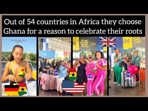 A group of international delegate from the state to celebrate their root in Ghana