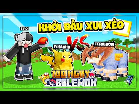 Siro 100 Ngày Cobblemon #1 ! Khởi Đầu Xui Xẻo Để Xổng Mất Tứ Thánh Kiếm Sĩ Terrakion