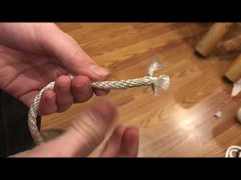 Stop nylon rope from fraying