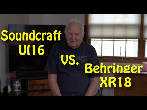 Soundcraft UI16  vs  Behringer XR18