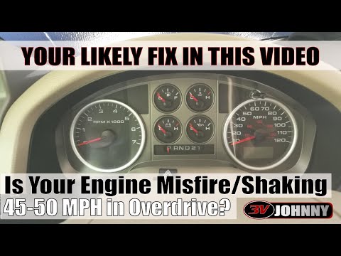 Is Your Ford 4.6/5.0/5.4/6.8 Engine Misfiring / Shaking at 45-50 MPH in Overdrive?  Then Watch this!