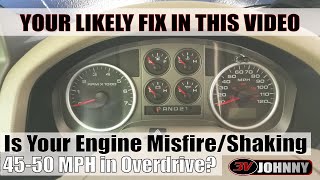 Is Your Ford 4.6/5.0/5.4/6.8 Engine Misfiring / Shaking at 45-50 MPH in Overdrive?  Then Watch this!