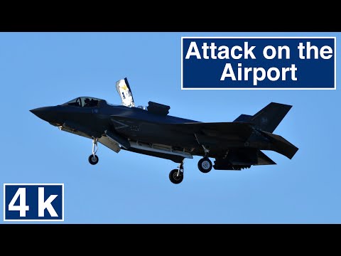COMAO Demo COMposite Air Operations at Airshow with F-35B Hovering