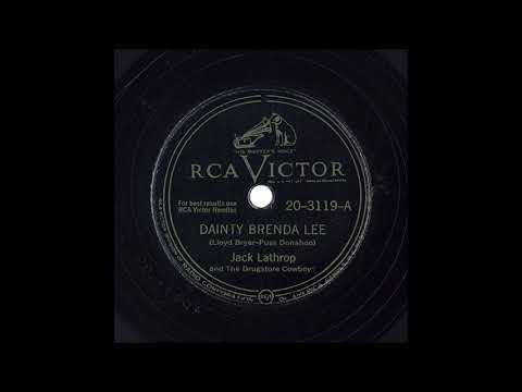 Jack Lathrop and the Drugstore Cowboys ‎- Dainty Brenda Lee (1948)