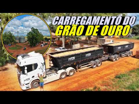 CARREGUEI SOJA EM LAGOA FORMOSA MG, PARA O PORTO DE SANTOS!!!